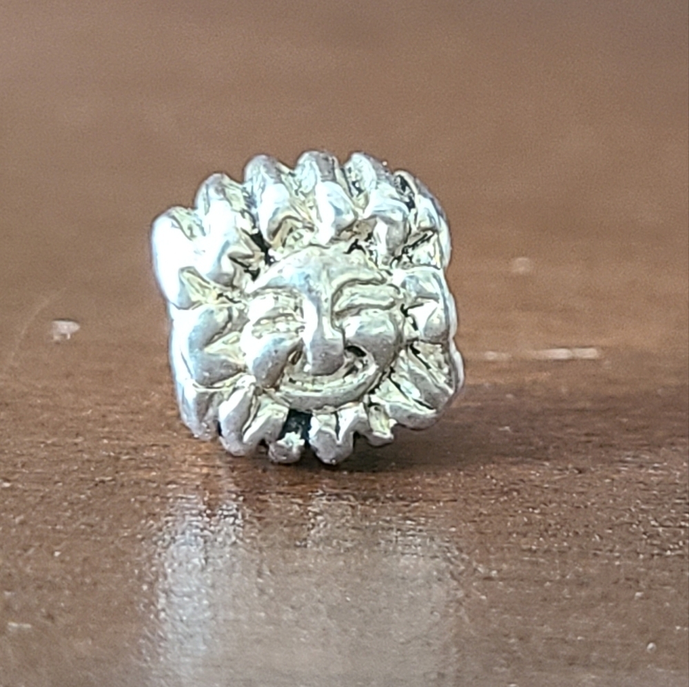 Sun 925 Silver Bead Charm